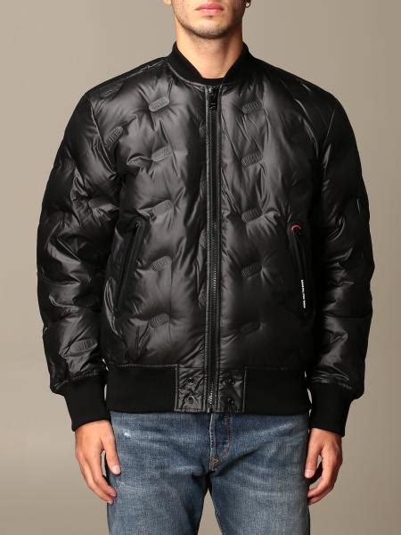 Bomber trapuntato in nylon (Nero) 